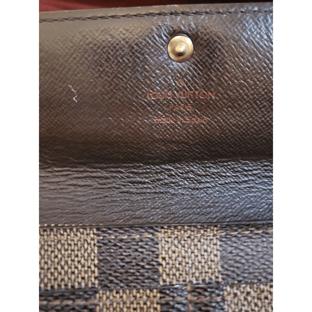 Louis Vuitton Sarah wallet Damier Ebene pattern #12 - Picture 12 of 16
